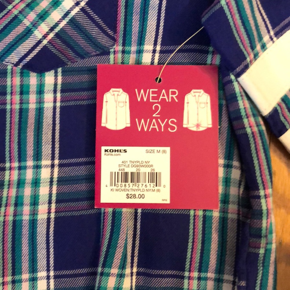 So plaid button down - Picture 2 of 2
